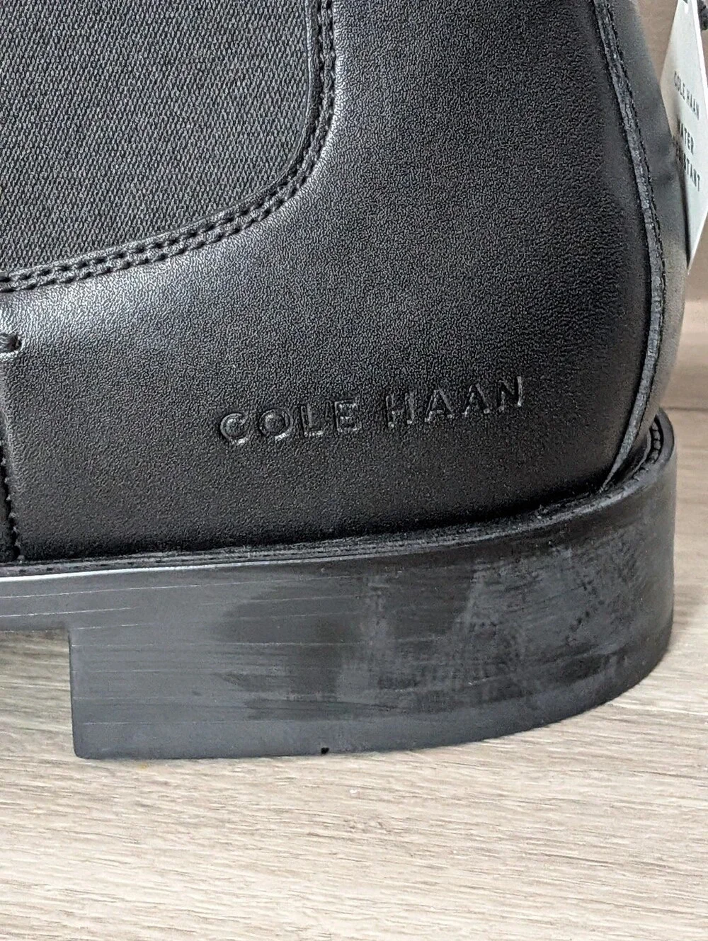 Cole Haan Men's Water Resistant Chelsea Boots Black Size 11